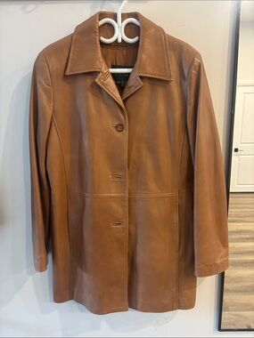Danier Women's Cognac Leather Jacket